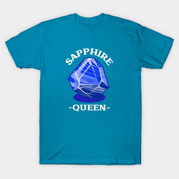 Sapphire Queen Gemstone Gem T-Shirt by Witchy Ways